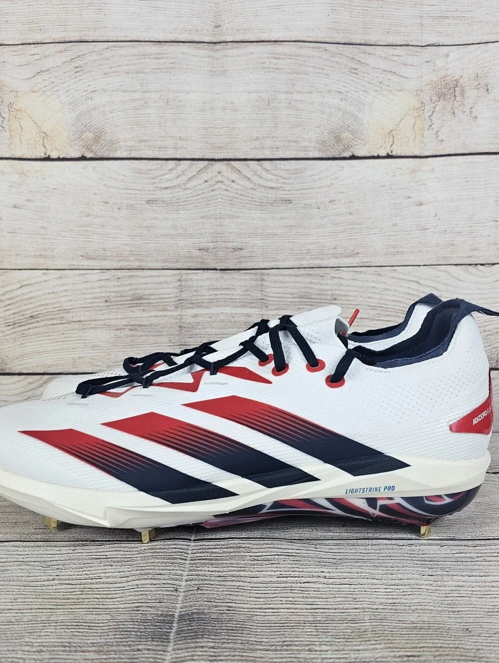Adidas Adizero Electric+ 2.0 USA Mens Size 15 Metal Baseball Cleats KK1071 NWOB